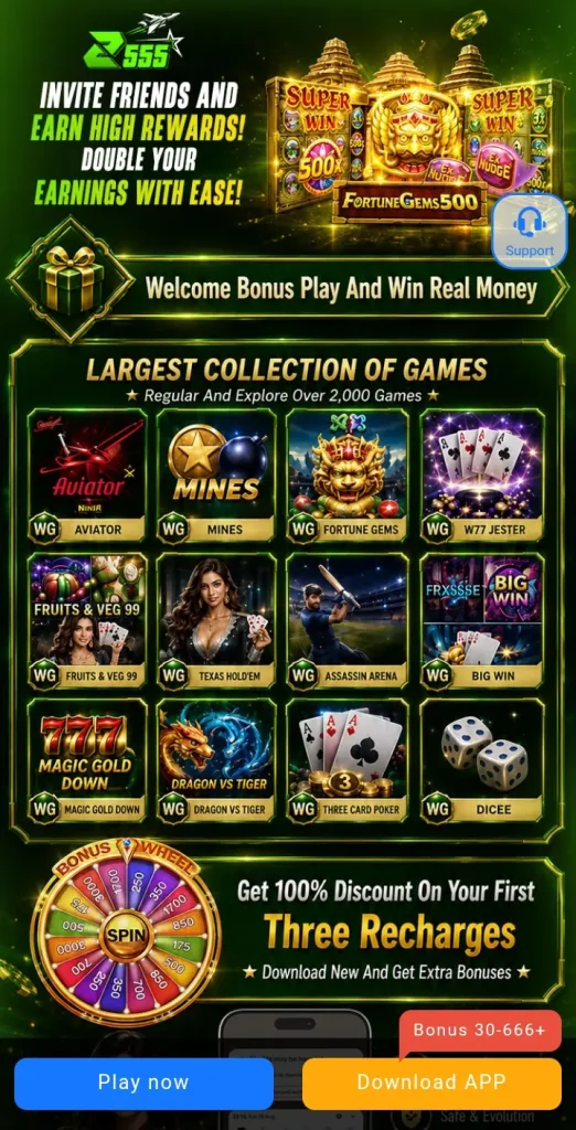 Z555 Game interface screenshot image.